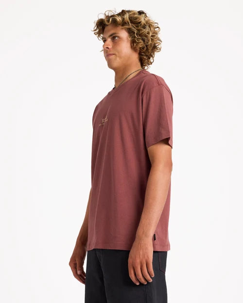 RVCA Scorpo Tee Red Earth