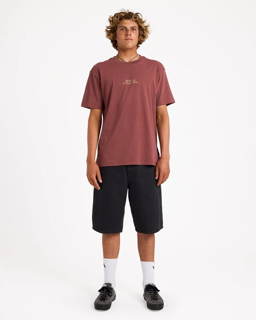 RVCA Scorpo Tee Red Earth