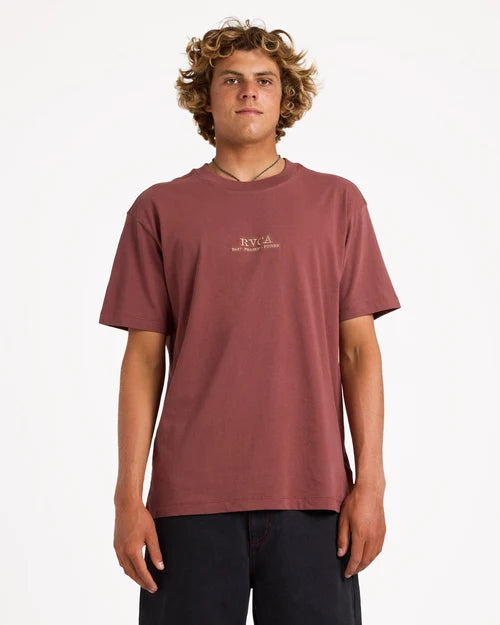 RVCA Scorpo Tee Red Earth