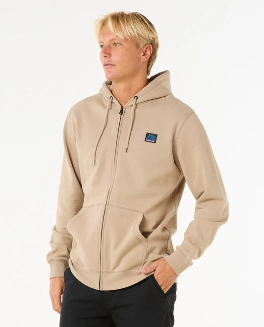 Rip Curl Search Zip Through Hoodie Sand Dune