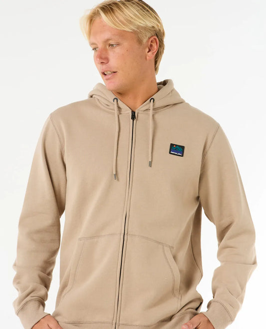 Rip Curl Search Zip Through Hoodie Sand Dune