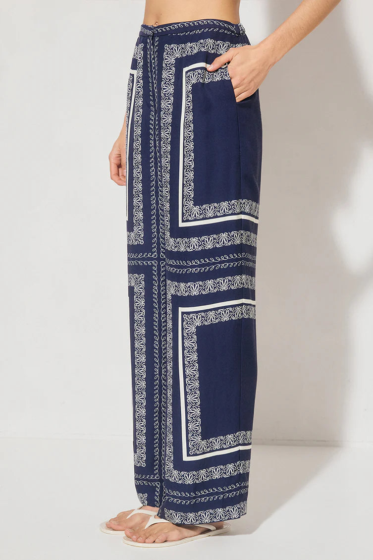 MON RENN Serafina Navy Base Pant