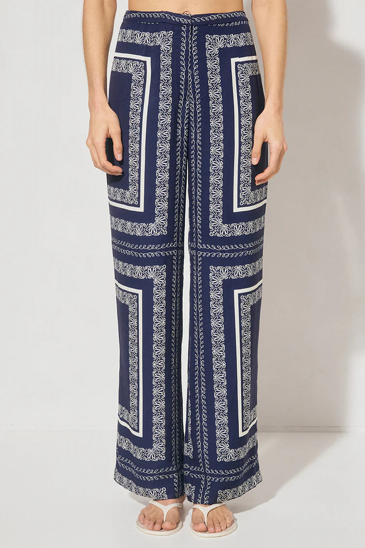 MON RENN Serafina Navy Base Pant