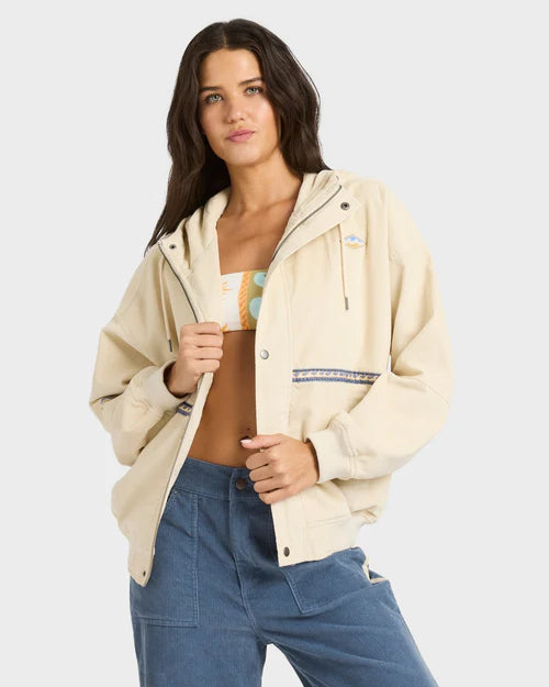 BILLABONG Set The Tone Jacket White Cap