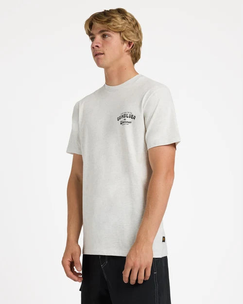 QUIKSILVER Skipper Tee Light Grey Heather
