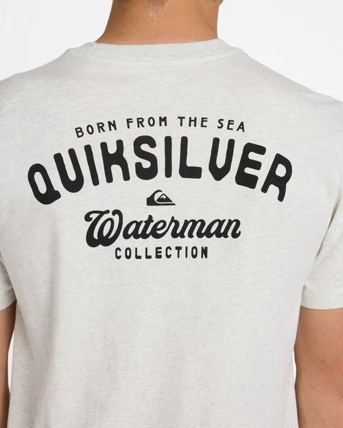 QUIKSILVER Skipper Tee Light Grey Heather