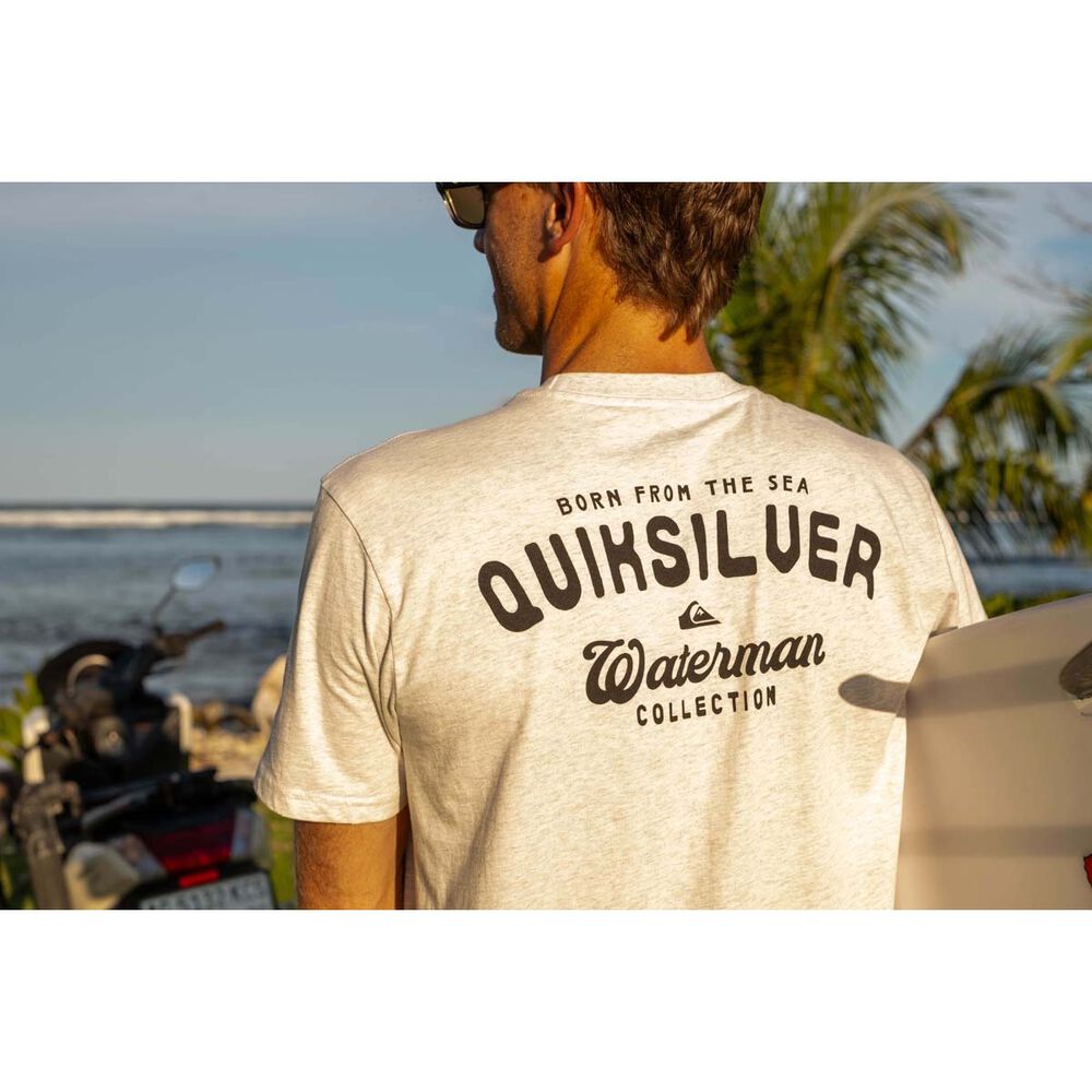 QUIKSILVER Skipper Tee Light Grey Heather