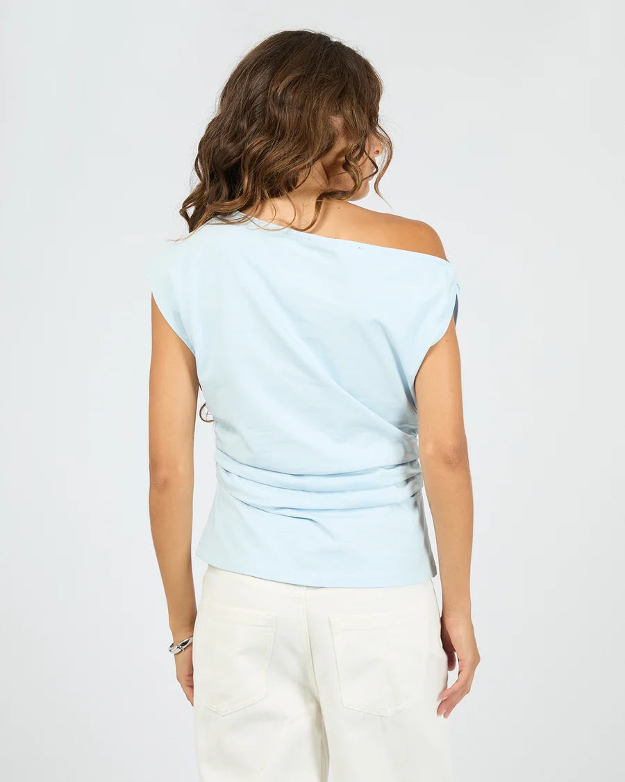 SILENT THEORY Soho Tee Light Blue