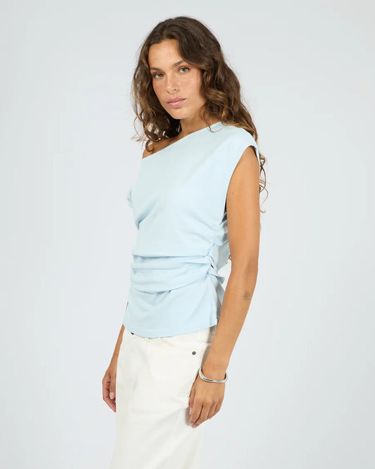 SILENT THEORY Soho Tee Light Blue