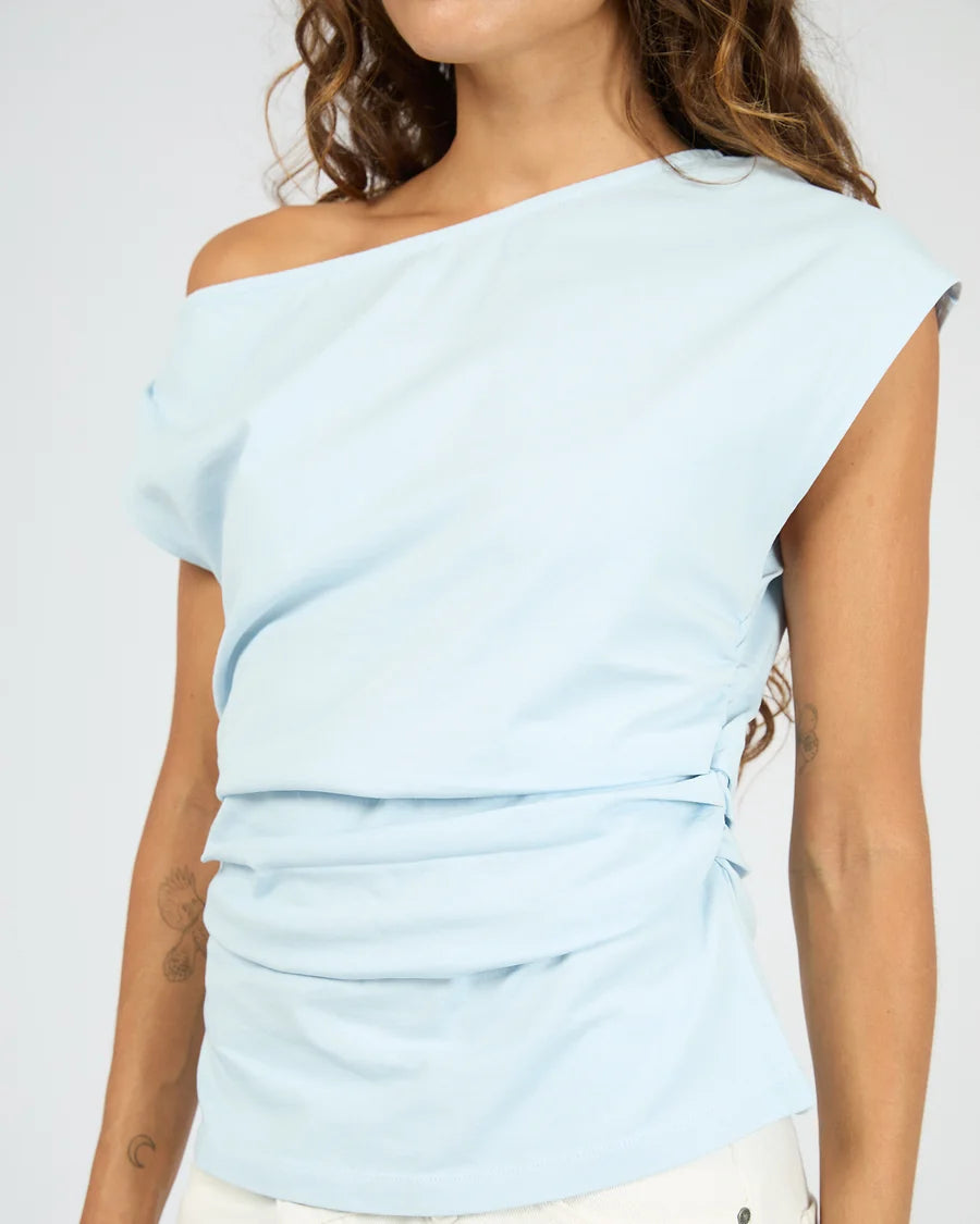 SILENT THEORY Soho Tee Light Blue