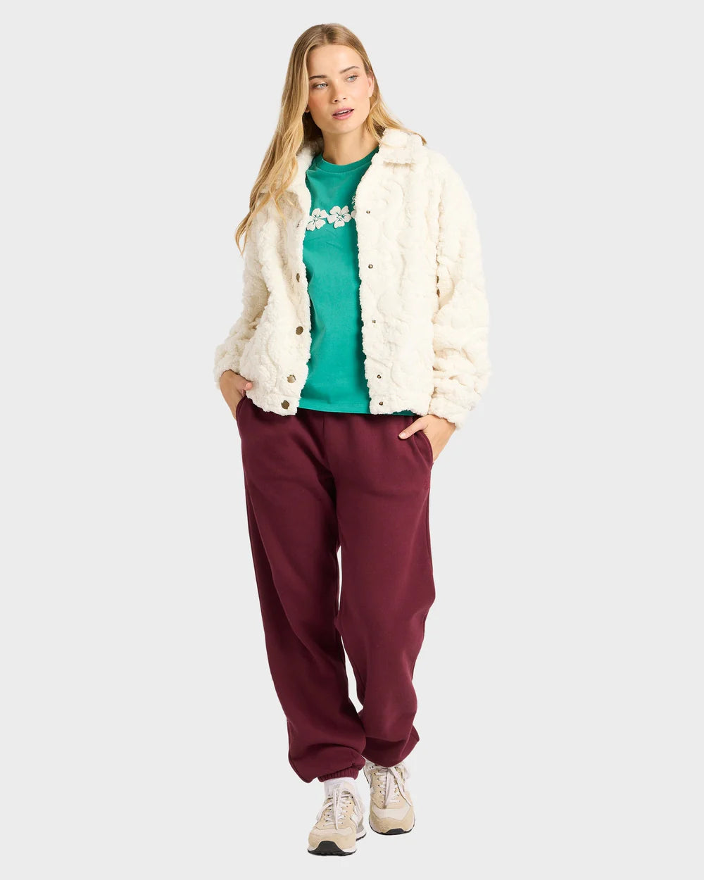 BILLABONG Sol Ride Cozy Jacket Salt Crystal