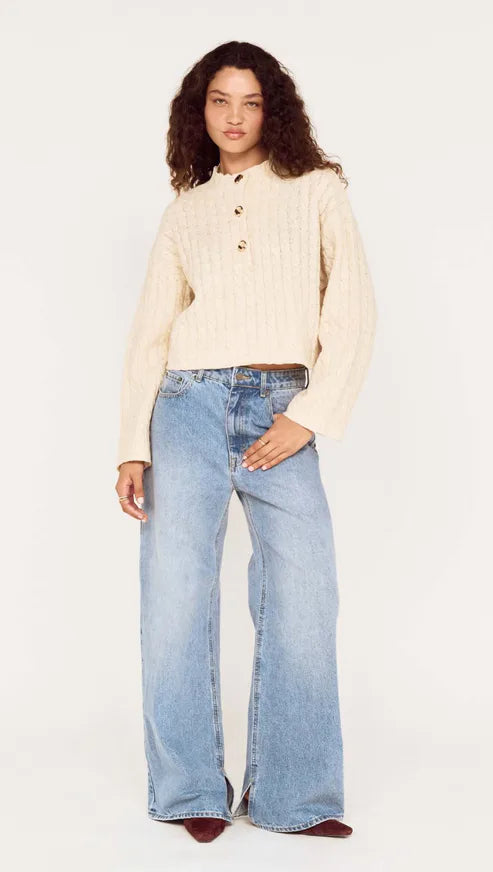 MINK PINK Sola Cable Knit Top