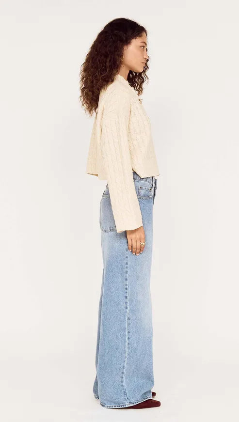 MINK PINK Sola Cable Knit Top