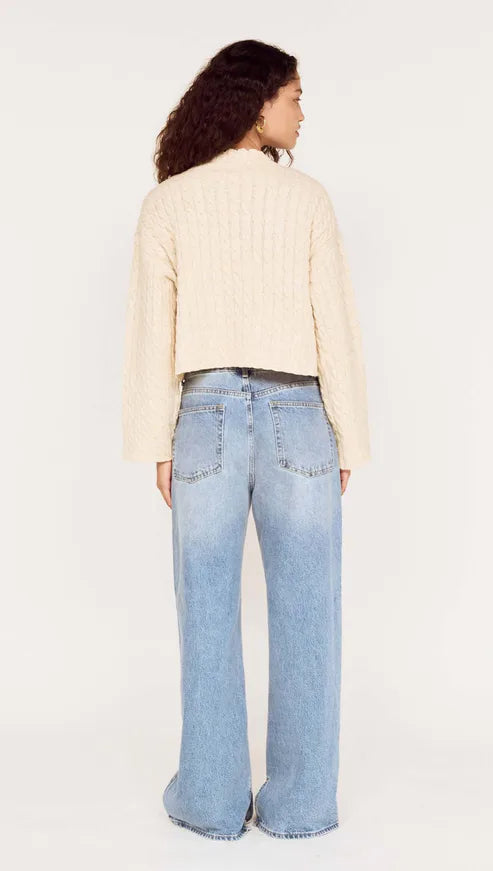 MINK PINK Sola Cable Knit Top