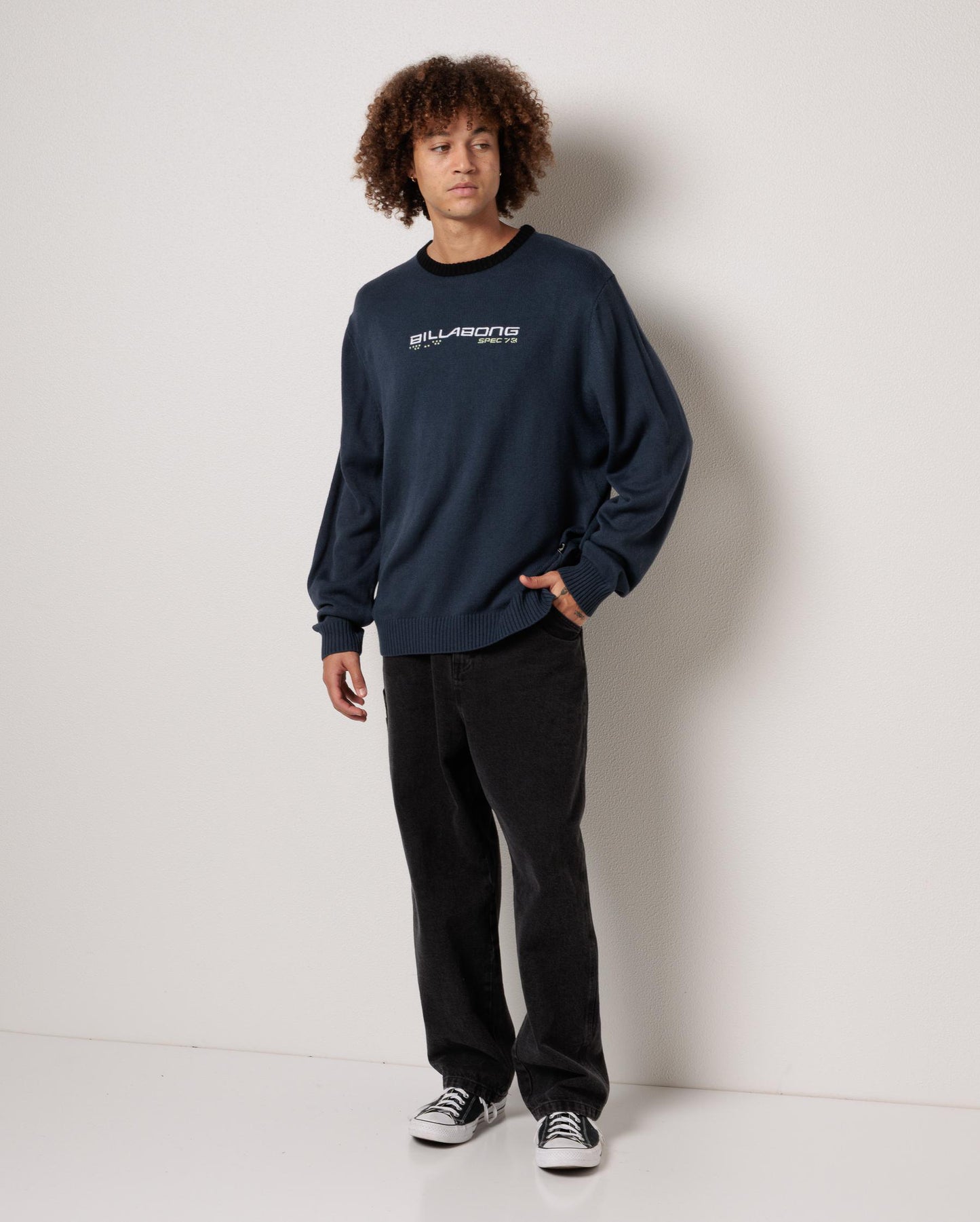 BILLABONG Spec 73 Knit Sweater Dusty Navy