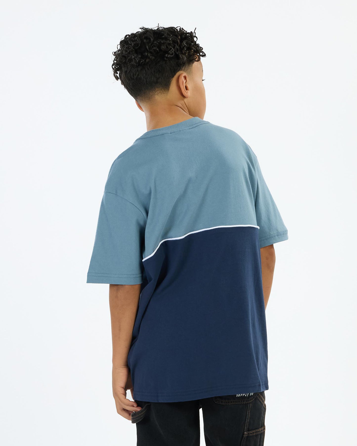 BILLABONG Boys Spec Legacy Tee Cloud Blue