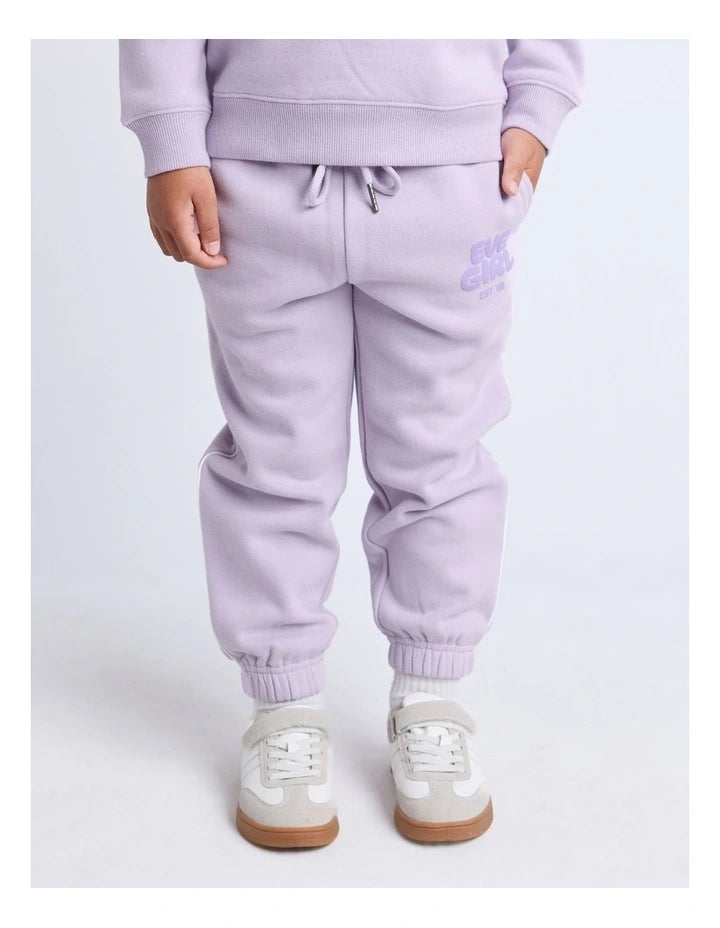 EVE GIRL Sports Club Trackpant Lavender 3-7 years