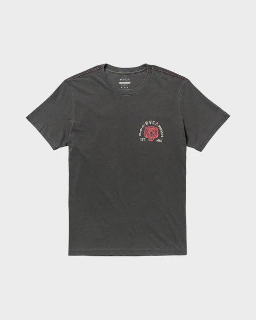 RVCA Squadron Tee Washed Black
