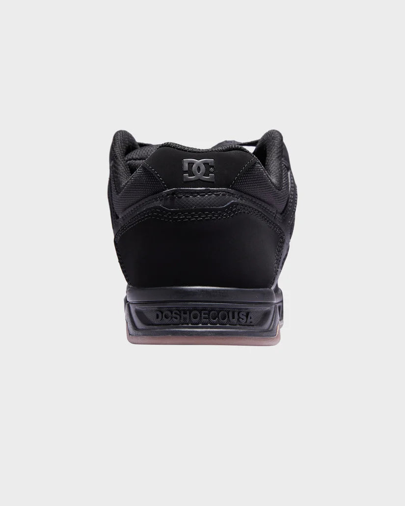 DC SHOES Stag Skate Shoe Black/Gum