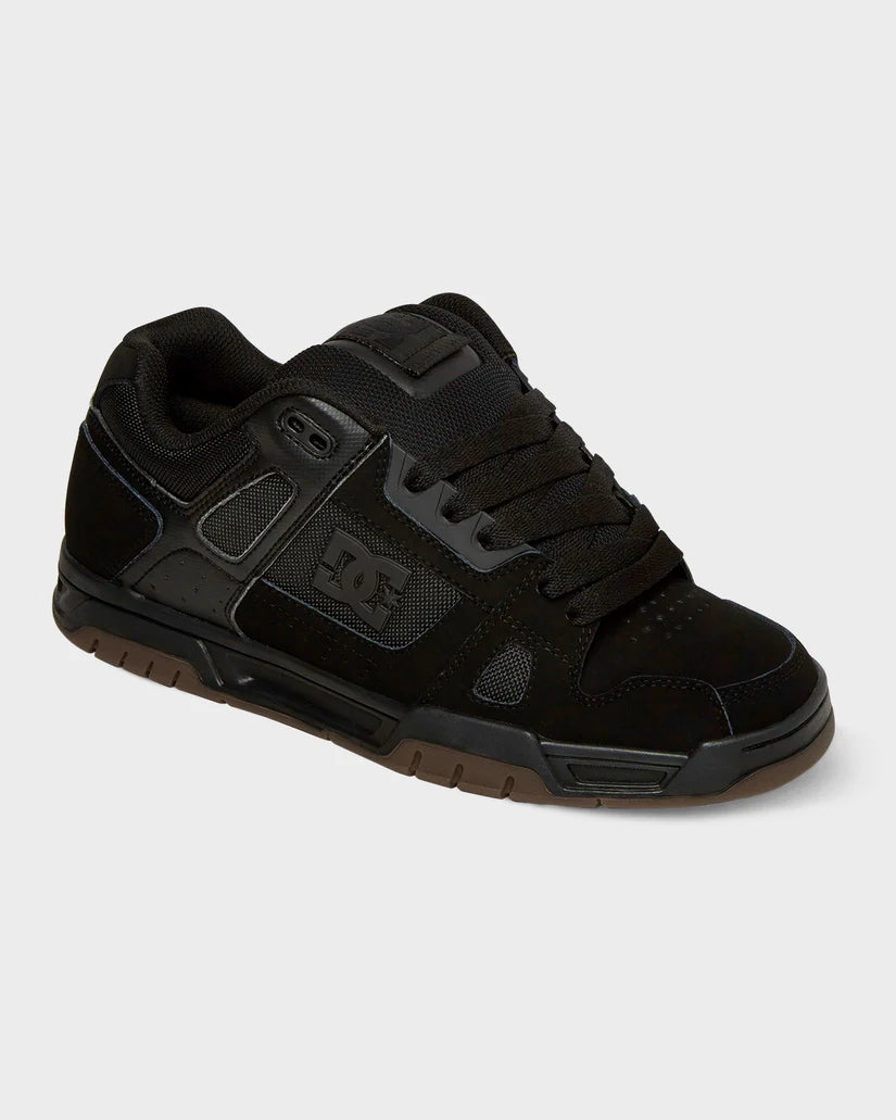 DC SHOES Stag Skate Shoe Black/Gum