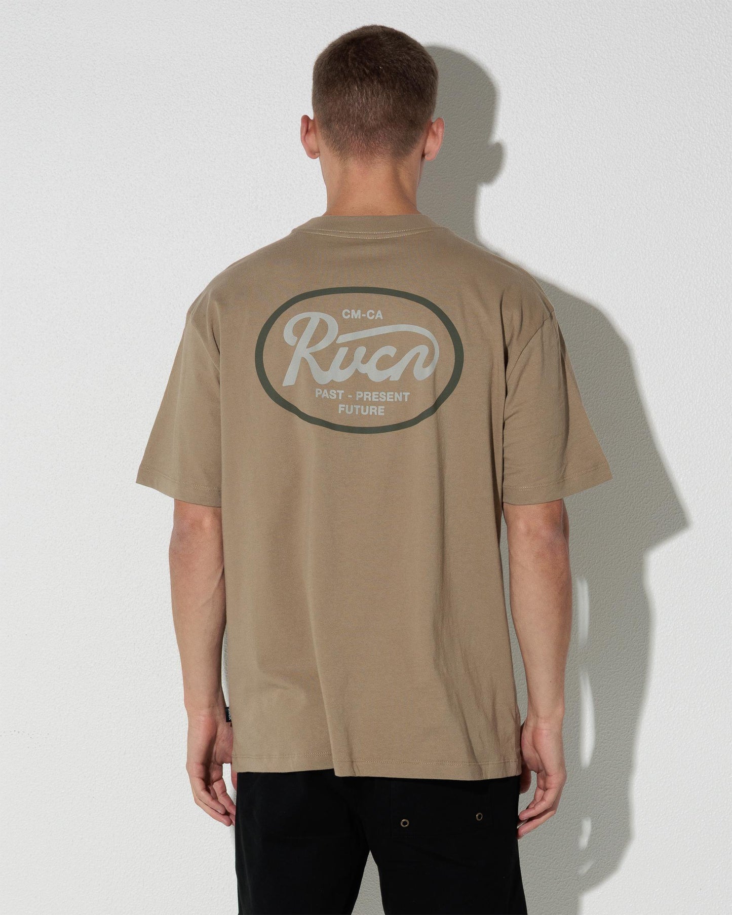 RVCA Standard Script Tee Coyote