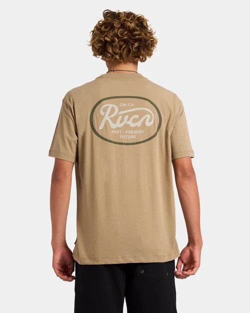 RVCA Standard Script Tee Coyote