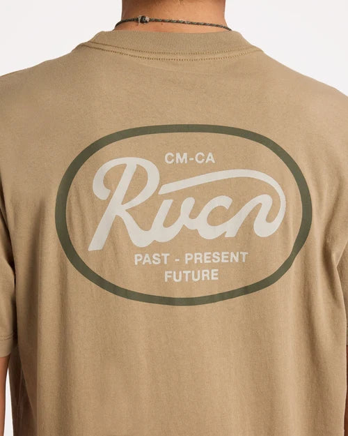RVCA Standard Script Tee Coyote