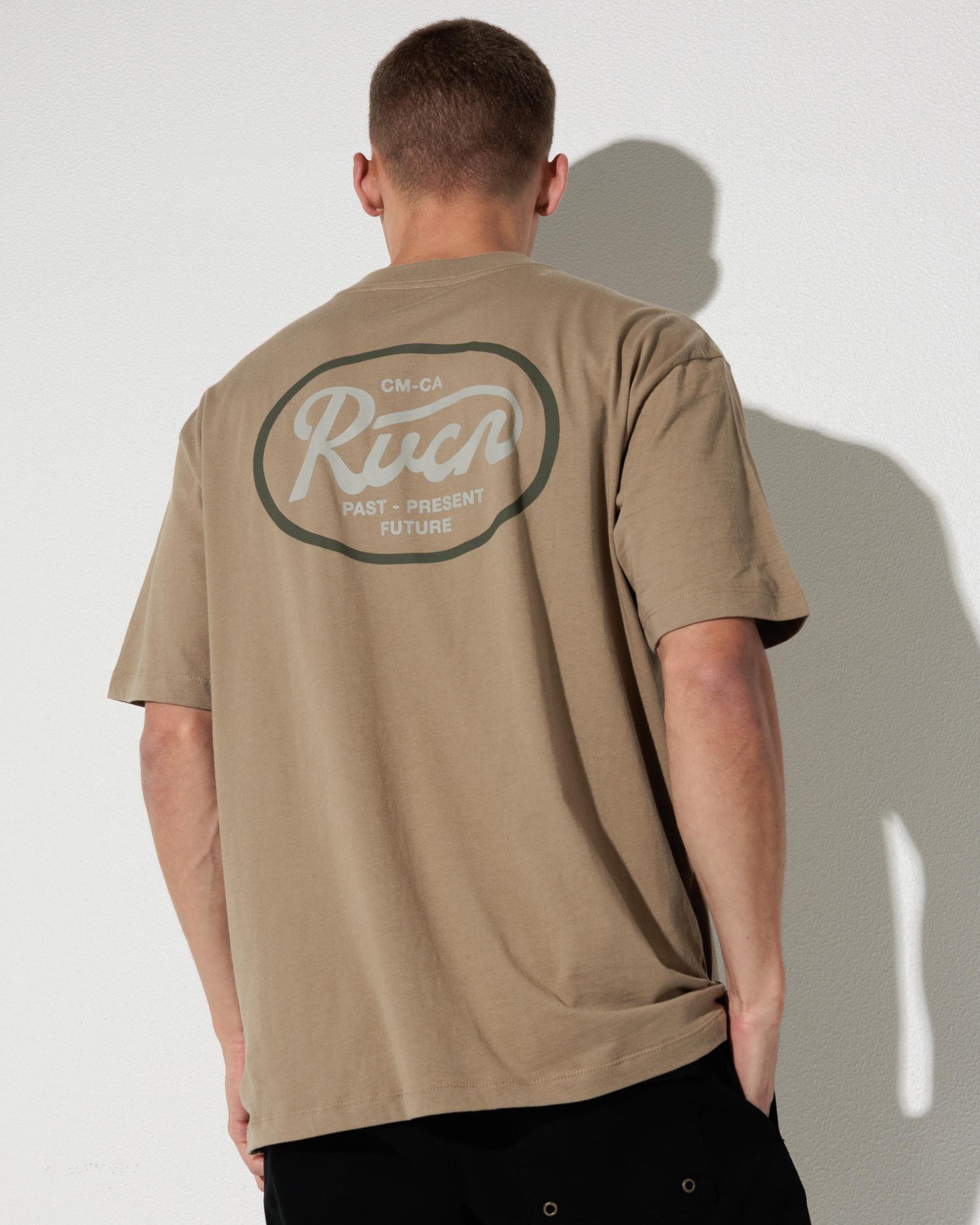 RVCA Standard Script Tee Coyote