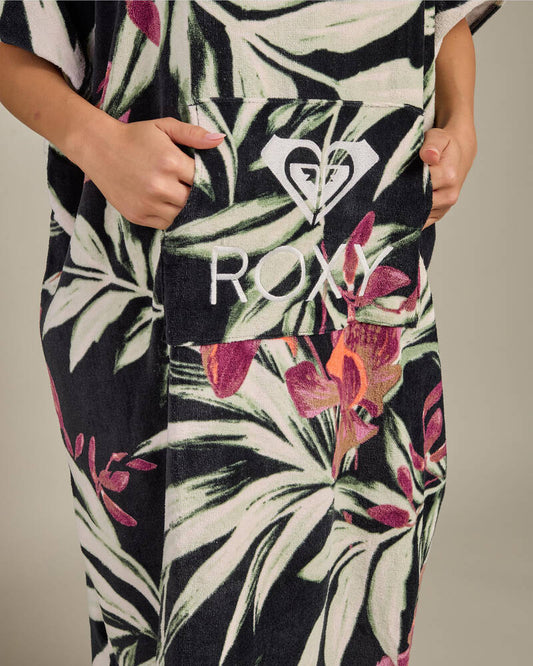 ROXY Womens Stay Magical Printed Hooded Beach Towel