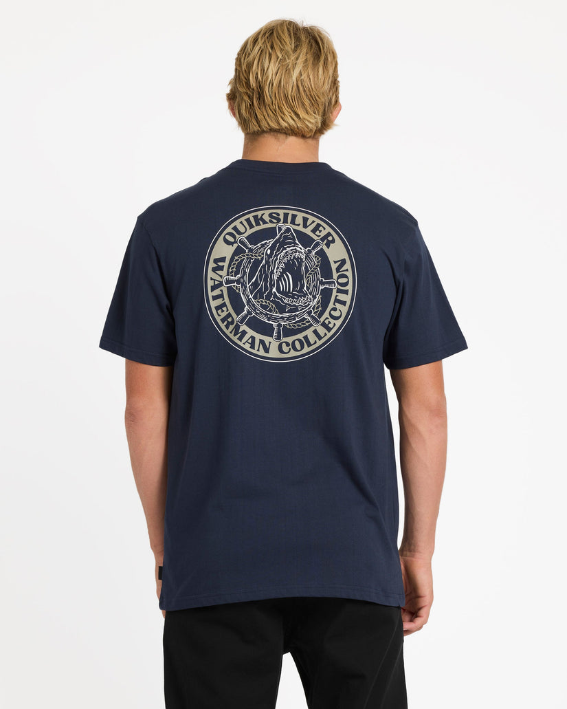 QUIKSILVER Steer Away Tee Navy