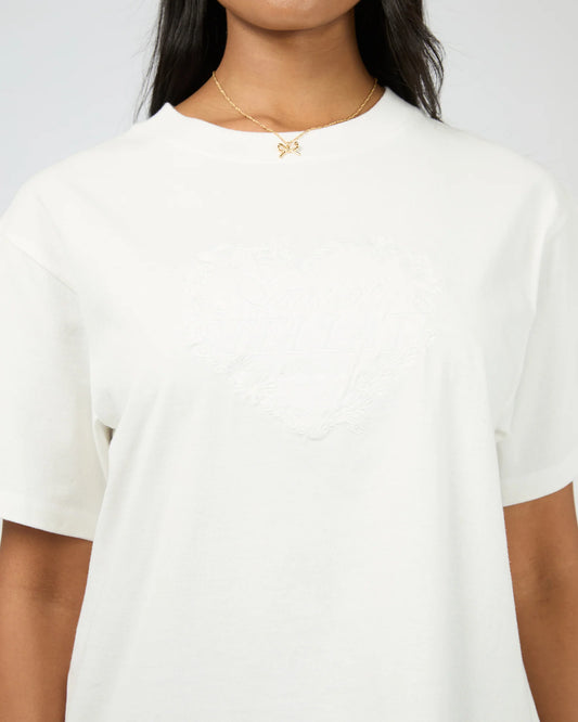 ALL ABOUT EVE Stella Box Tee Vintage White
