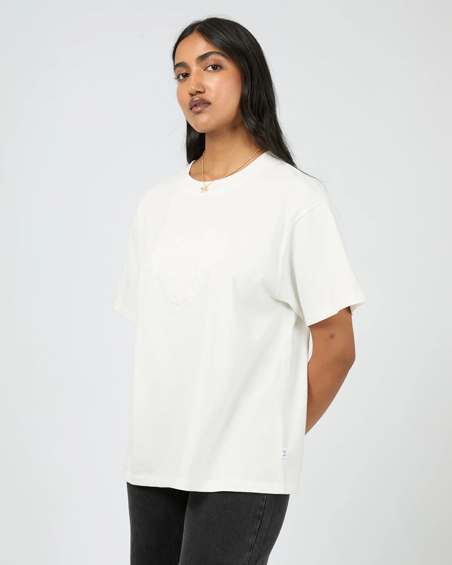 ALL ABOUT EVE Stella Box Tee Vintage White