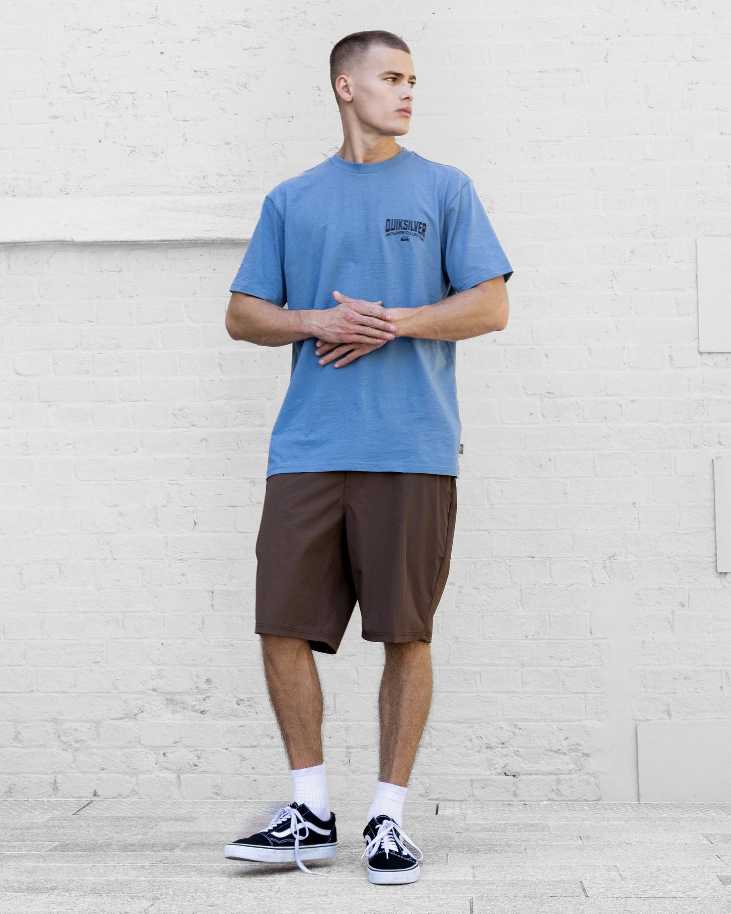 Quiksilver Strike Mission Tee Blue