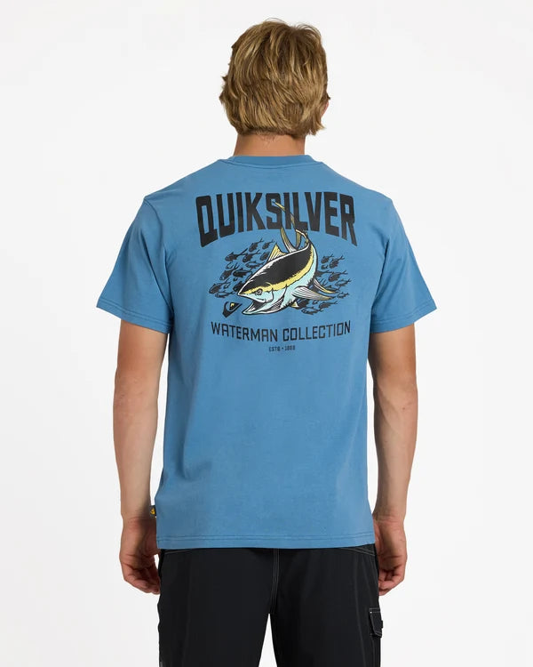 Quiksilver Strike Mission Tee Blue
