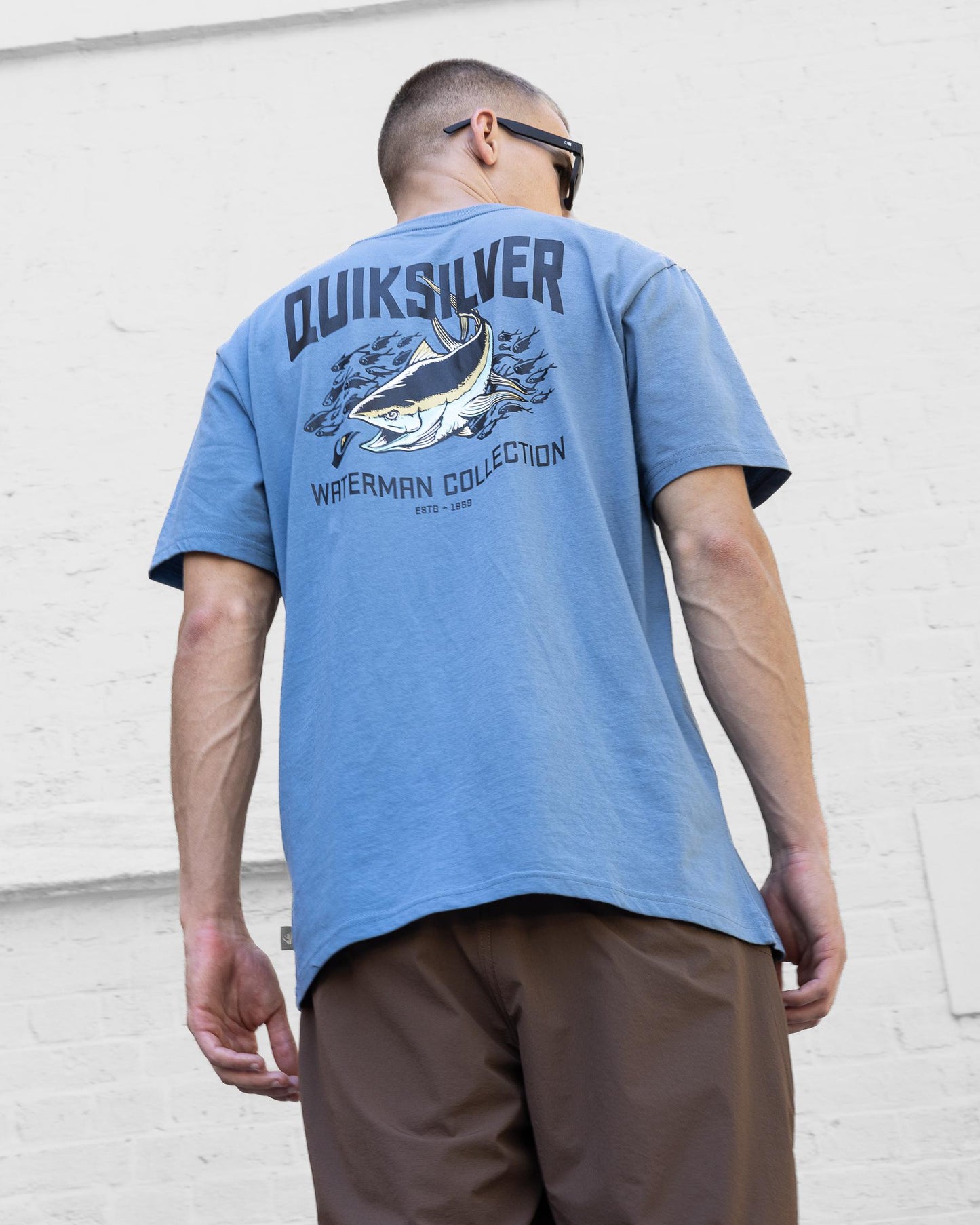 Quiksilver Strike Mission Tee Blue