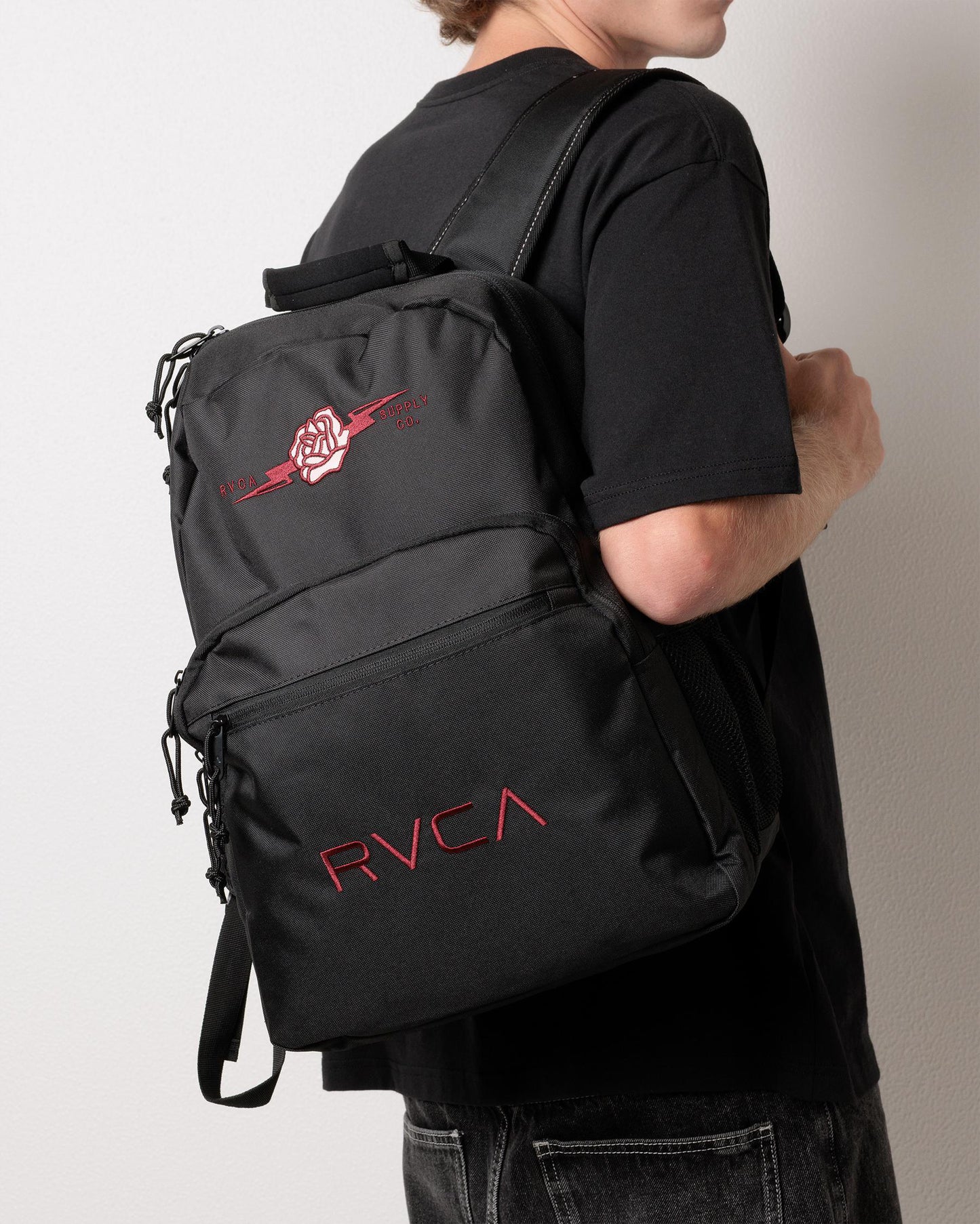RVCA Supply Co Backpack Black