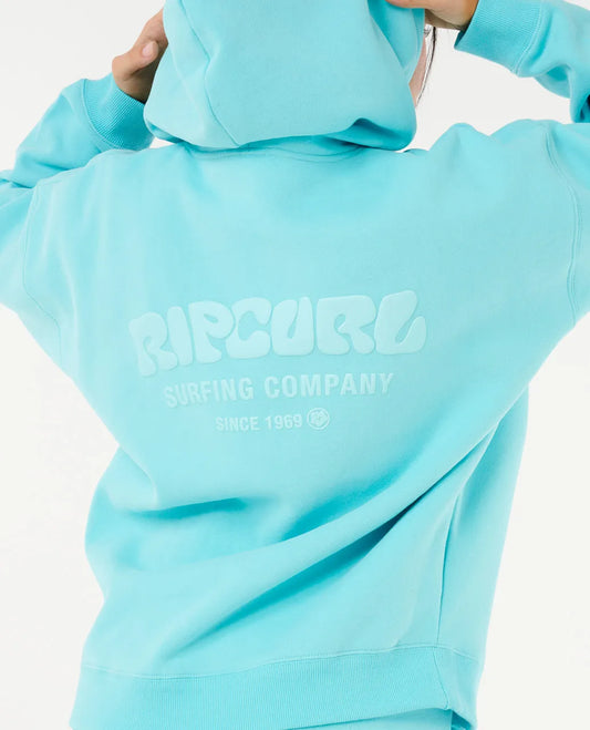 RIP CURL Surf Puff Heritage Hoodie Electric Blue