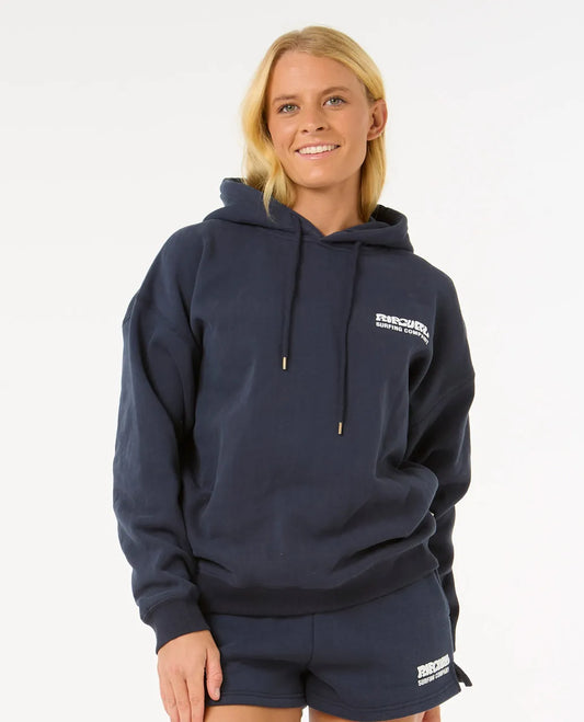 Rip Curl Surf Puff Heritage Hoodie Navy