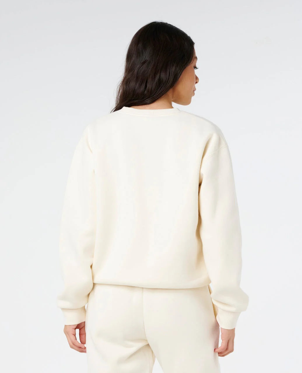 RIP CURL Surf Staple Relaxed Crew Bone