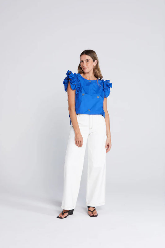 THING THING Tiesy Top Cobolt Blue