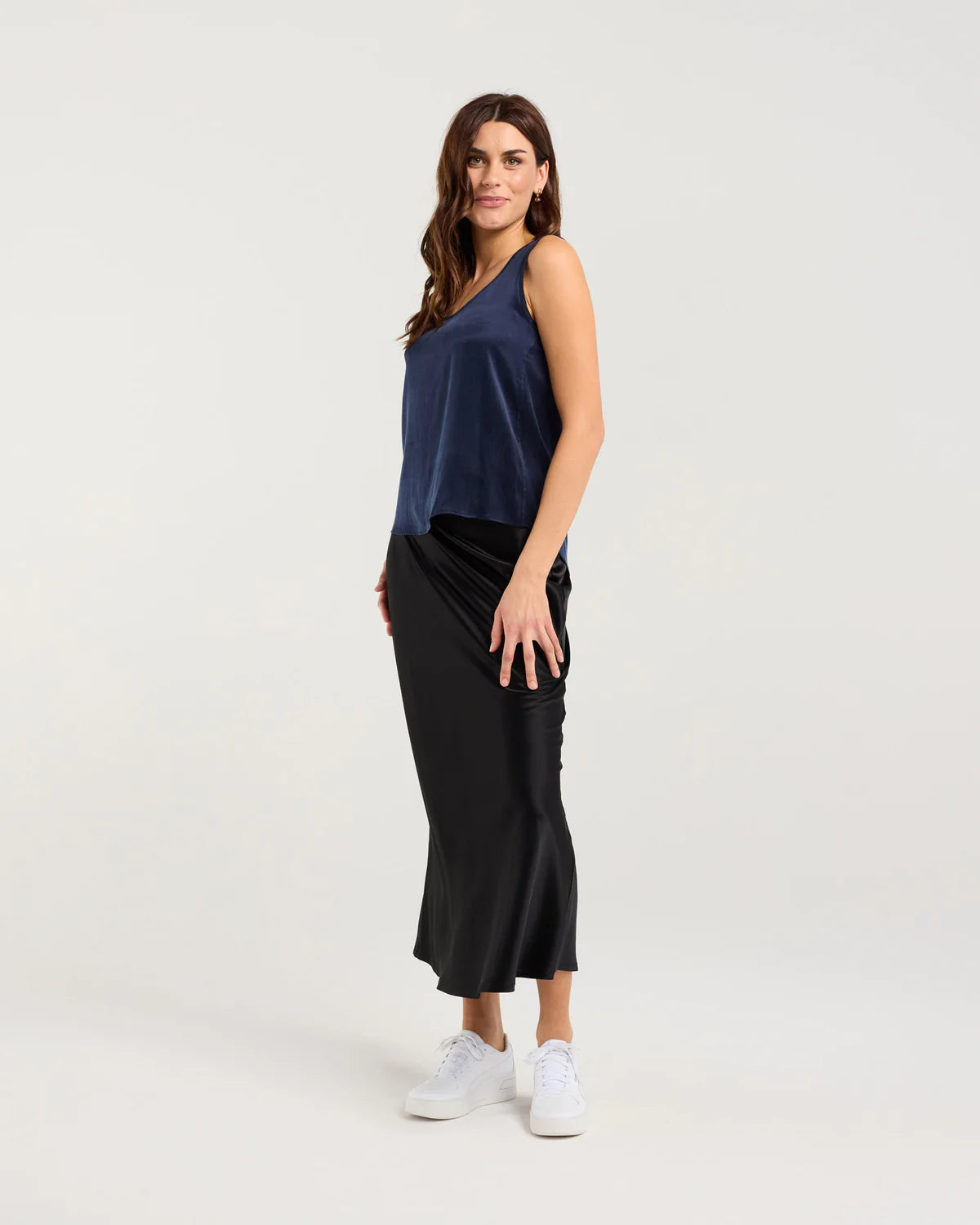 BLACKSTONE Tiffany Bemberg Tank Indigo