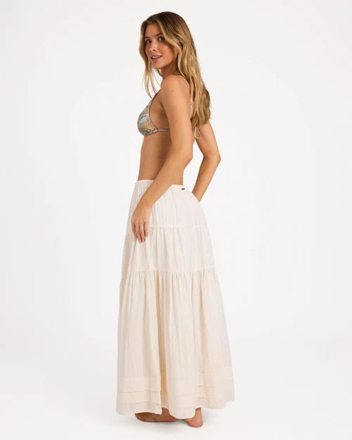 BILLABONG Till Dawn Maxi Skirt Salt Crystal