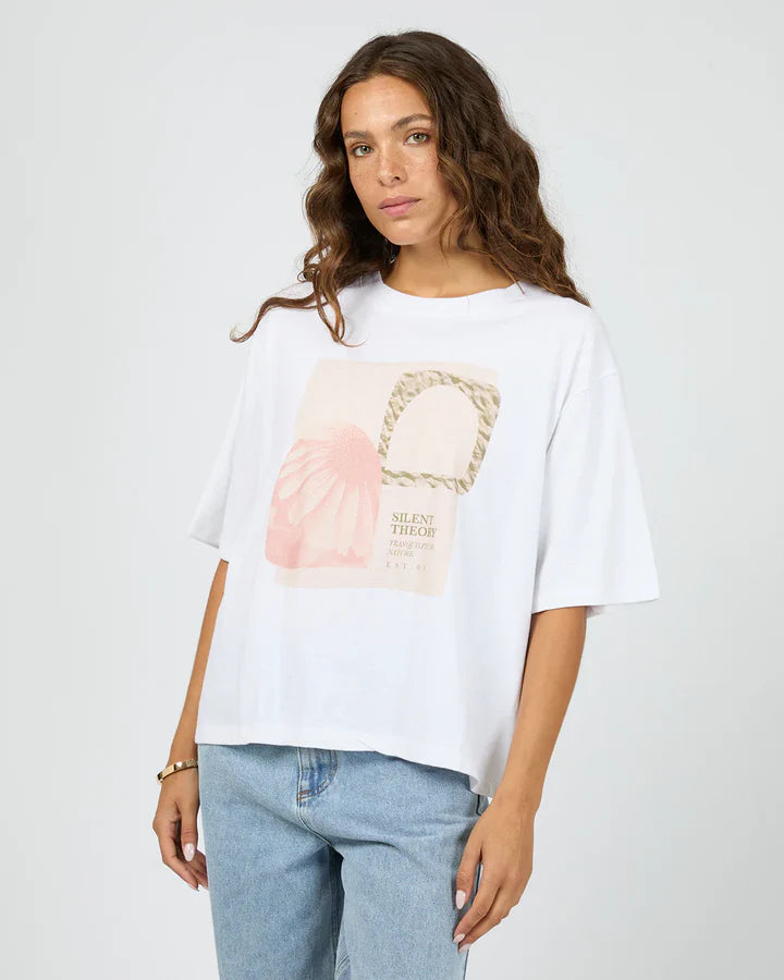 SILENT THEORY Tranquility Tee White