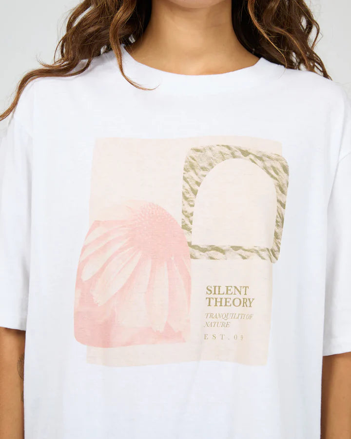 SILENT THEORY Tranquility Tee White