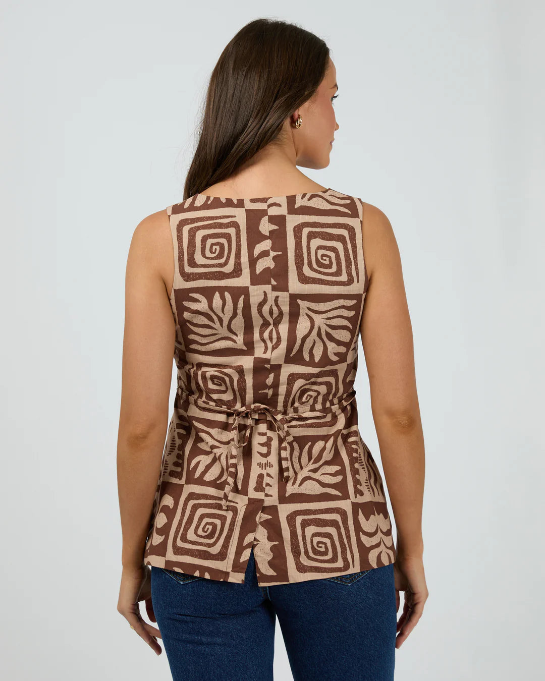 SILENT THEORY Tulum Top Brown