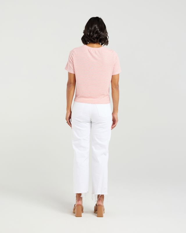 ET ALIA Twist Tee Candy Stripe
