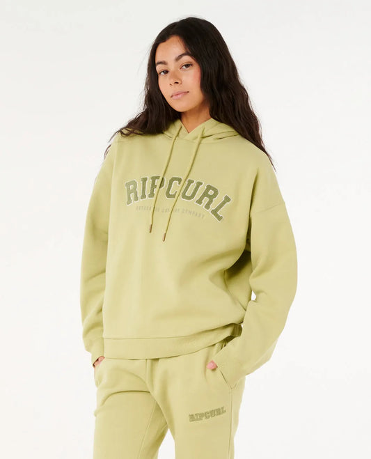 RIP CURL Varsity Hoodie Sage