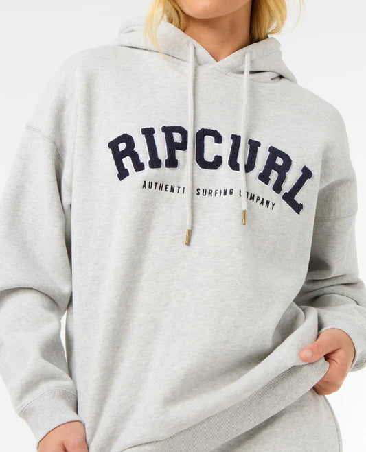 Rip Curl Varsity Hoodie Greymarle/Navy