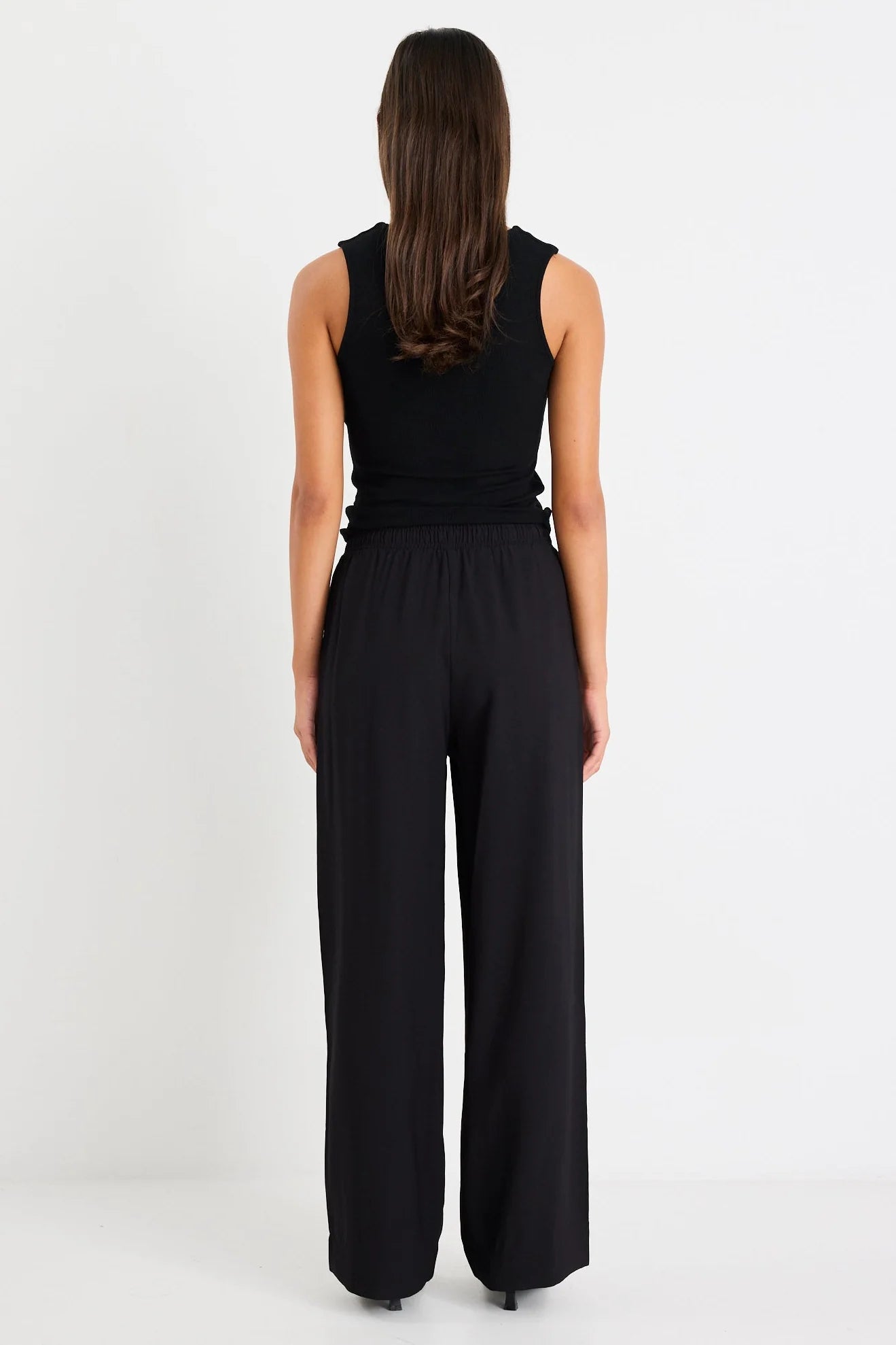 STORIES BE TOLD Vibe Jacquard Stripe Wide Leg Pant