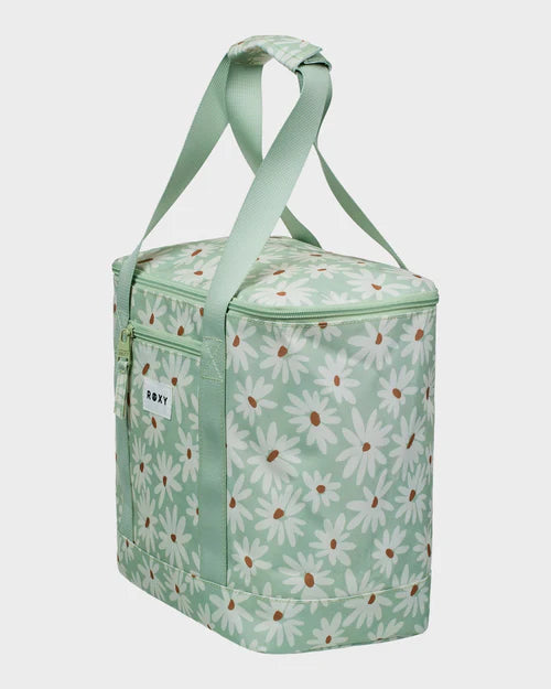 ROXY Water Effect Cooler Bag Green Floral